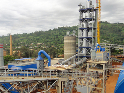 盧旺達1500TPD水泥生產線安裝現場